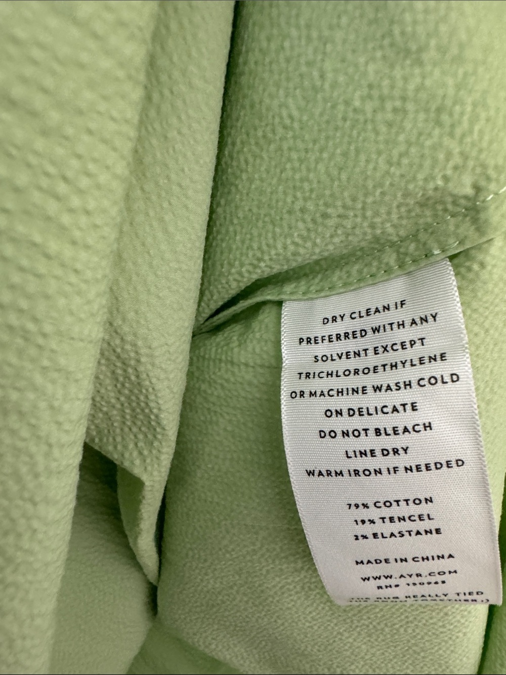 AYR Garden Party Dress in Light Green Size: M - Picture 7 of 10